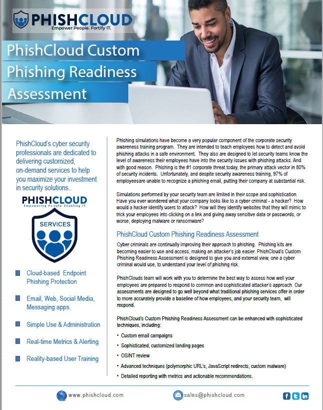 Phishing Readiness Assessment Datasheet